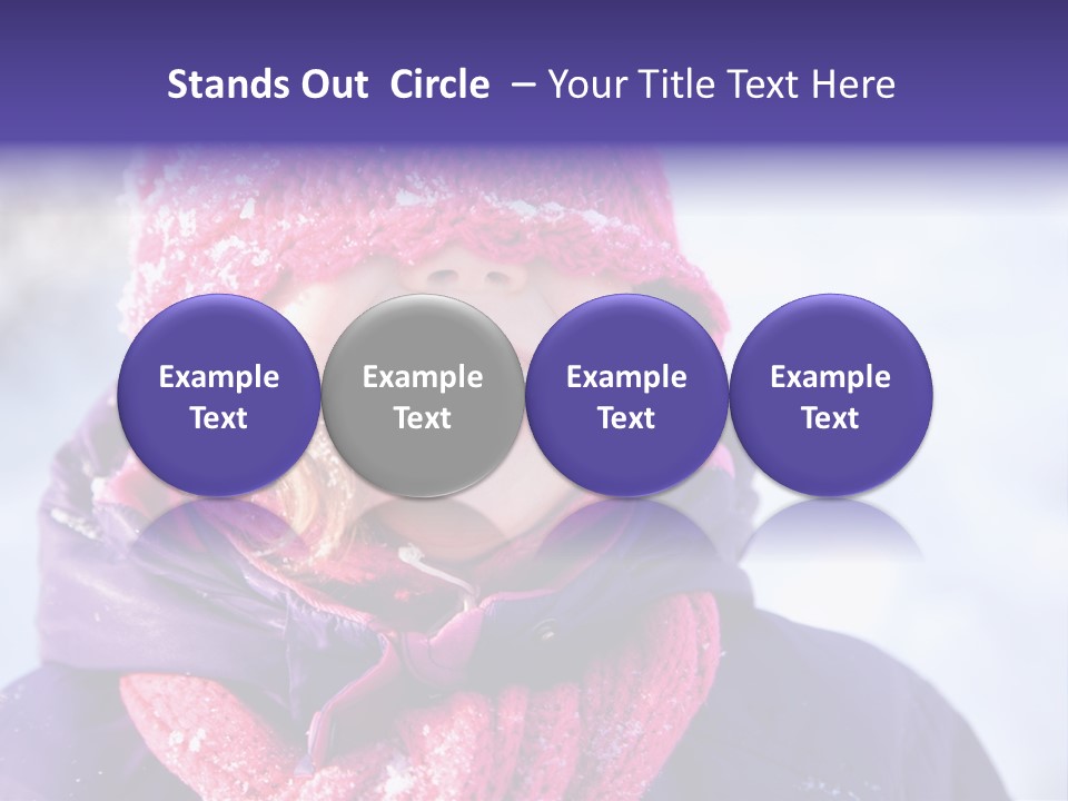 Girl Holiday Season PowerPoint Template