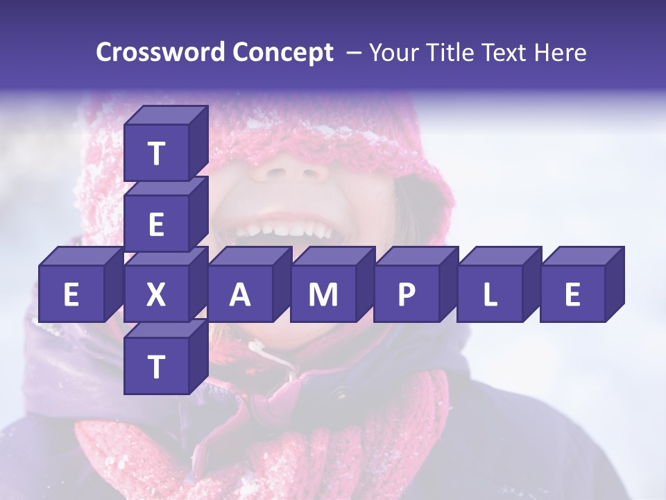 Girl Holiday Season PowerPoint Template