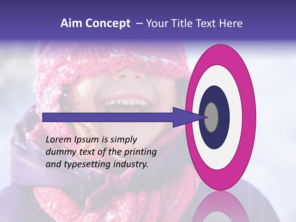 Girl Holiday Season PowerPoint Template