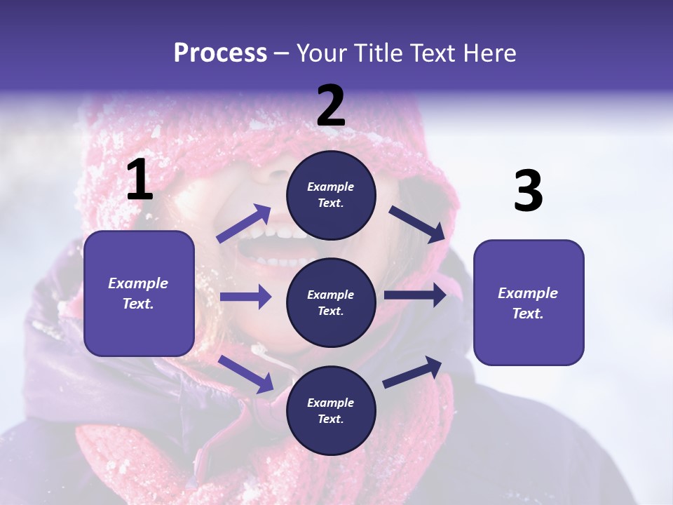 Girl Holiday Season PowerPoint Template