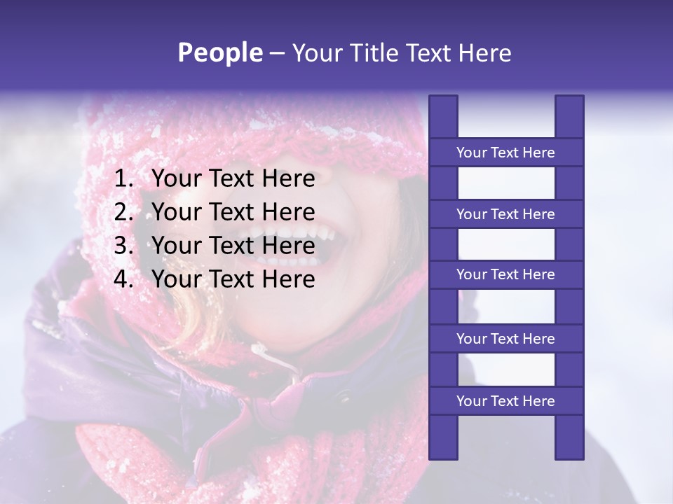 Girl Holiday Season PowerPoint Template