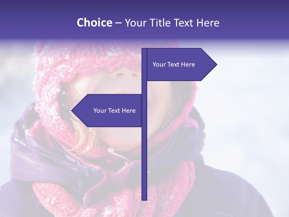 Girl Holiday Season PowerPoint Template