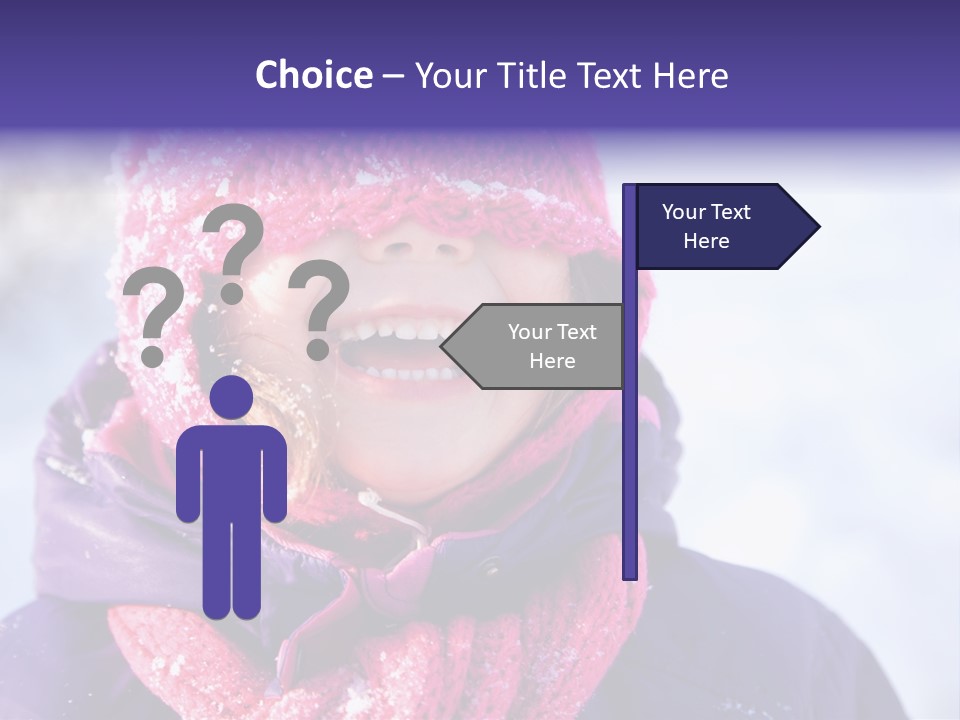 Girl Holiday Season PowerPoint Template