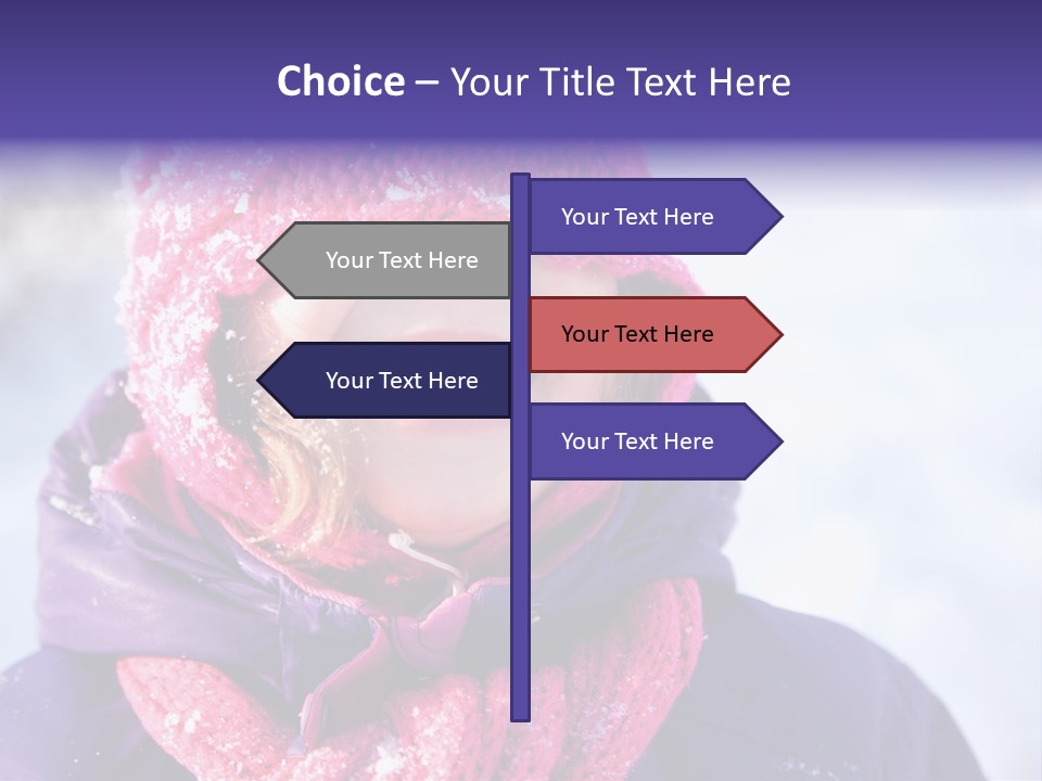 Girl Holiday Season PowerPoint Template