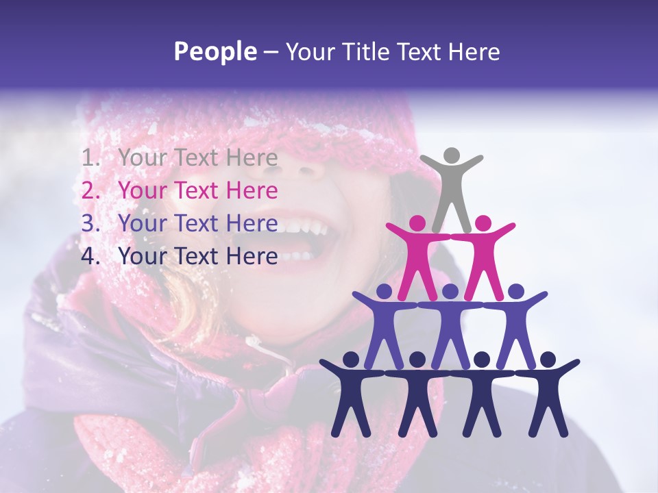 Girl Holiday Season PowerPoint Template