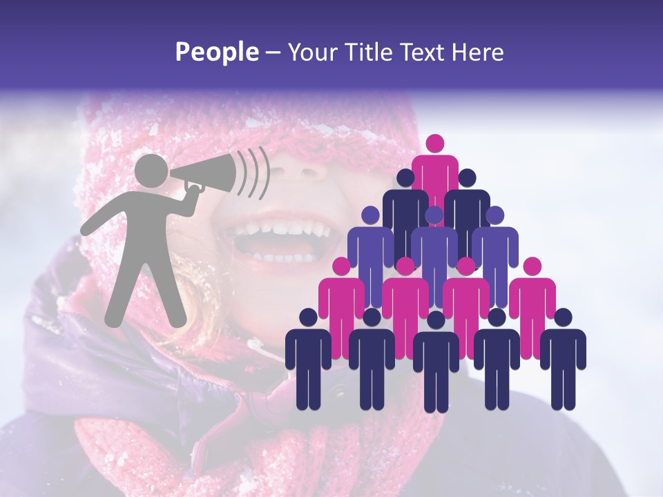 Girl Holiday Season PowerPoint Template