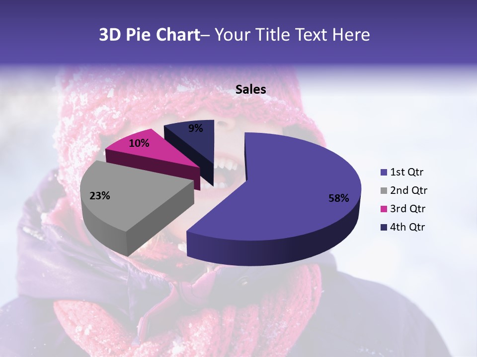 Girl Holiday Season PowerPoint Template