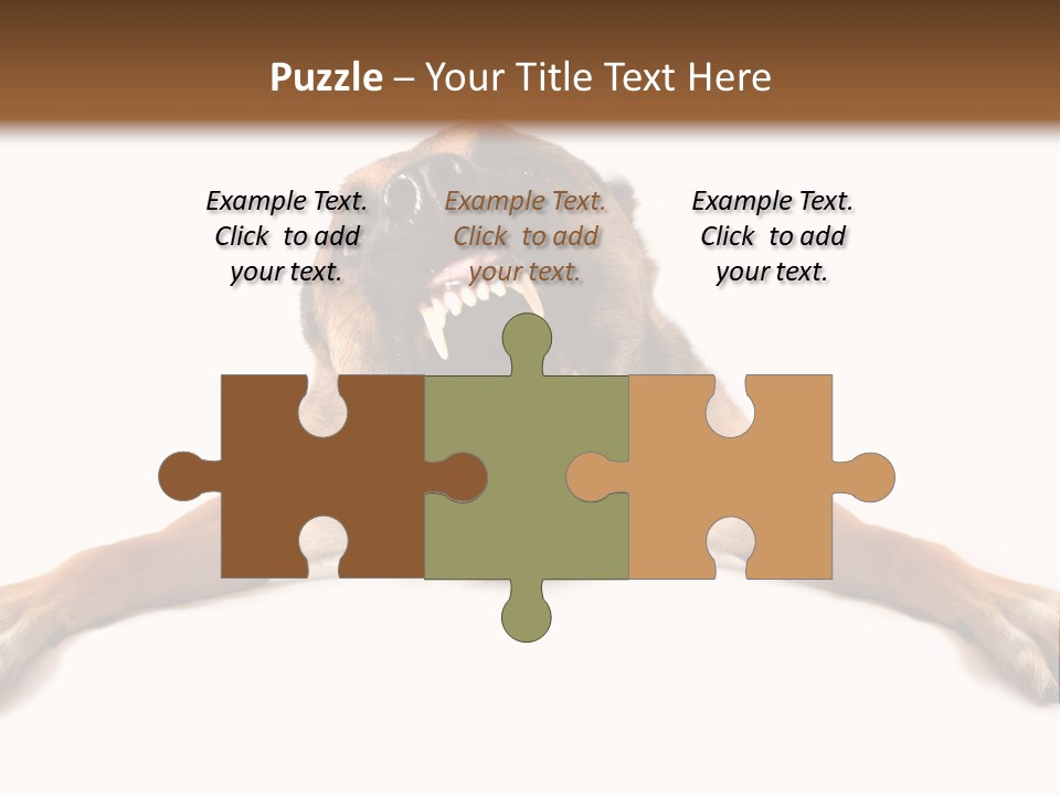 Biting One Aggression PowerPoint Template