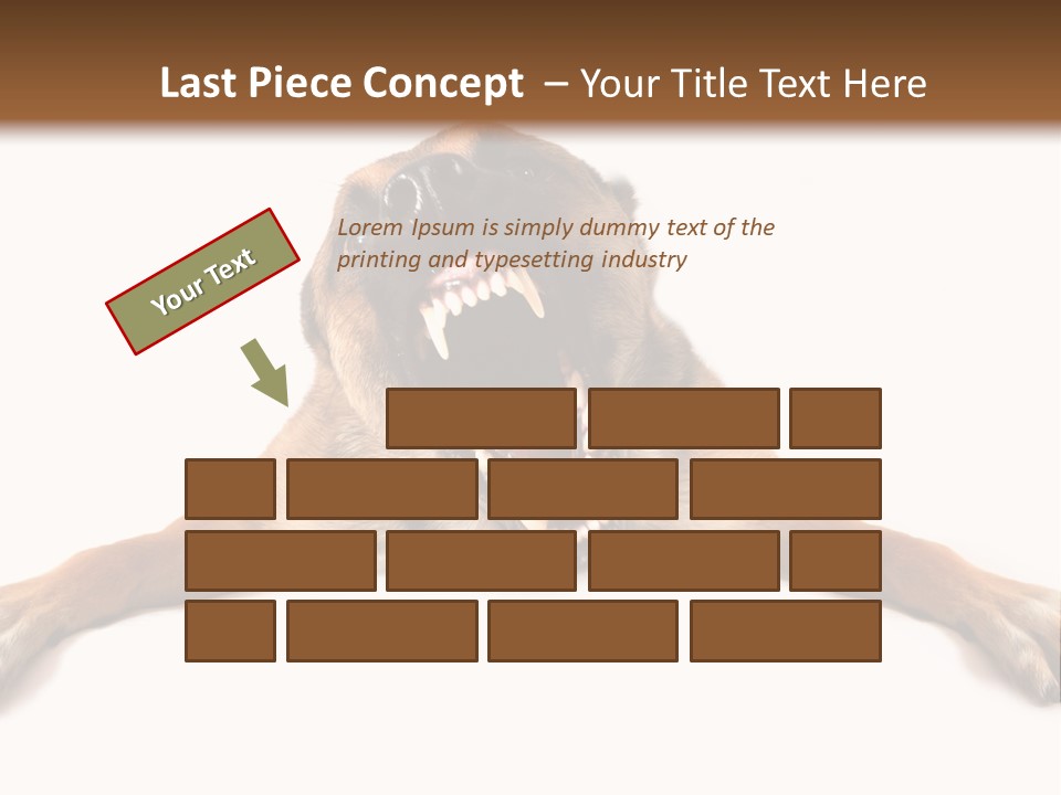 Biting One Aggression PowerPoint Template