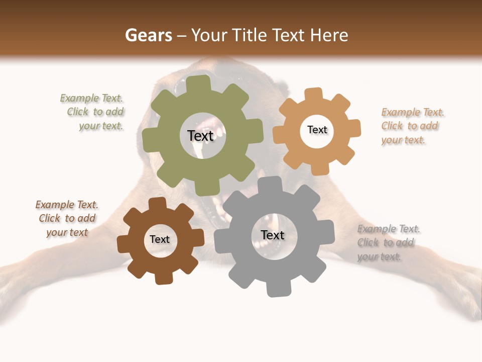 Biting One Aggression PowerPoint Template