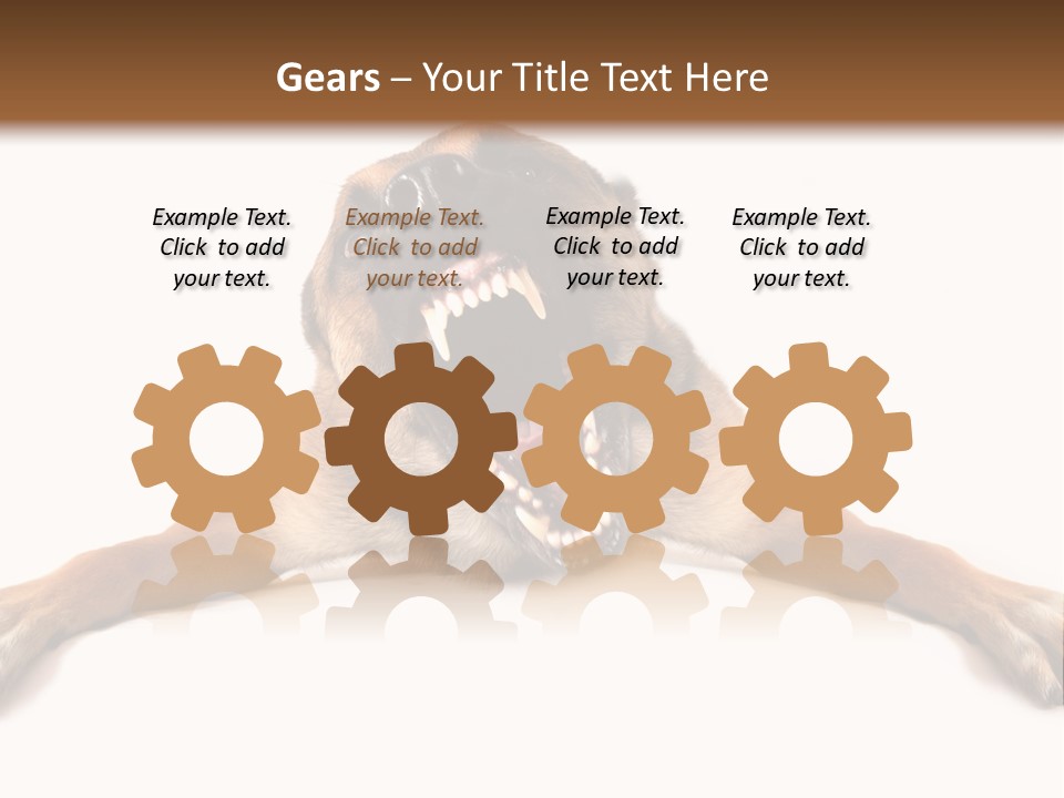 Biting One Aggression PowerPoint Template