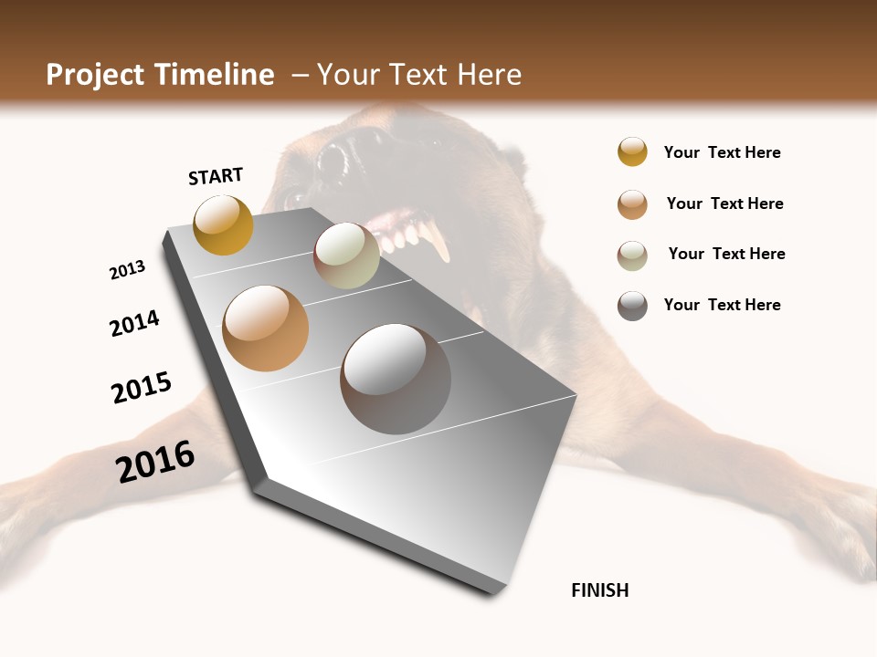 Biting One Aggression PowerPoint Template