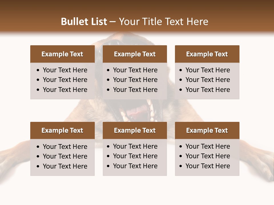 Biting One Aggression PowerPoint Template