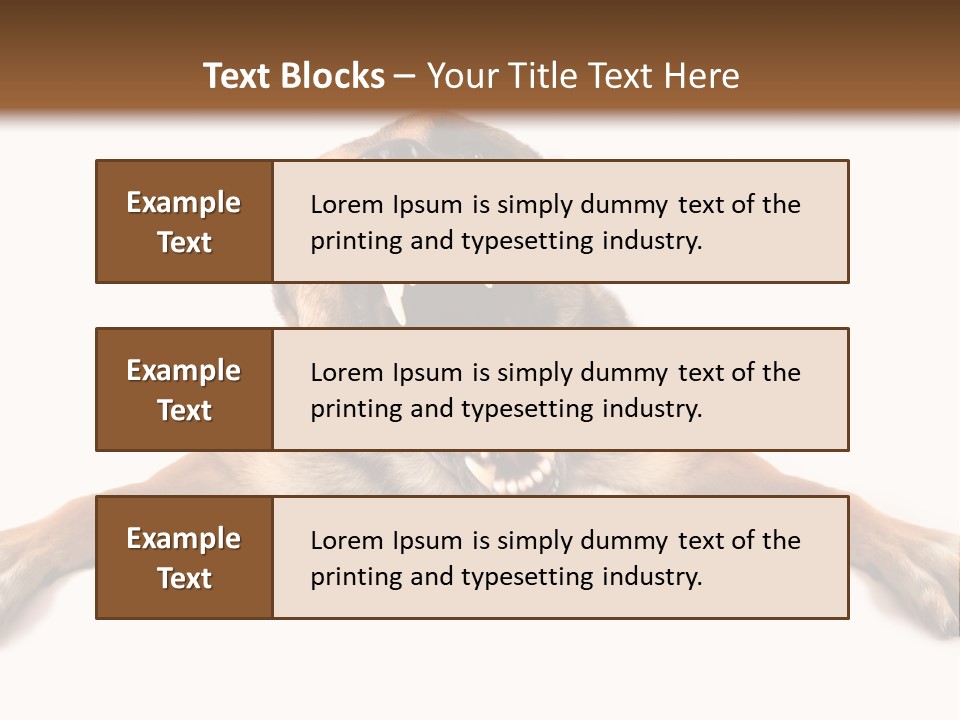Biting One Aggression PowerPoint Template