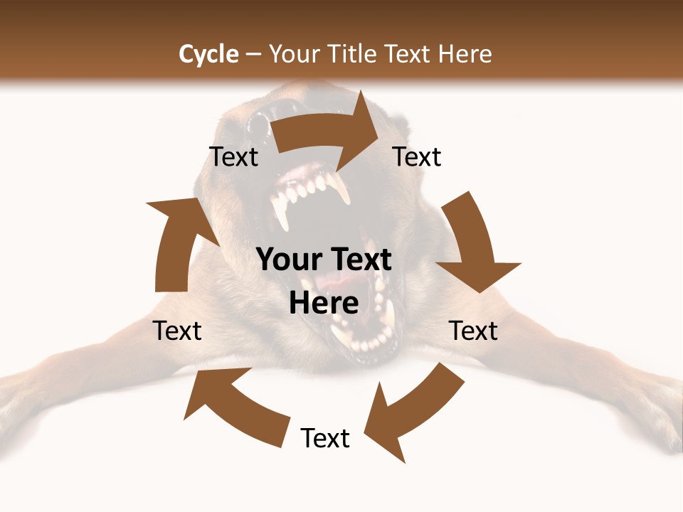 Biting One Aggression PowerPoint Template