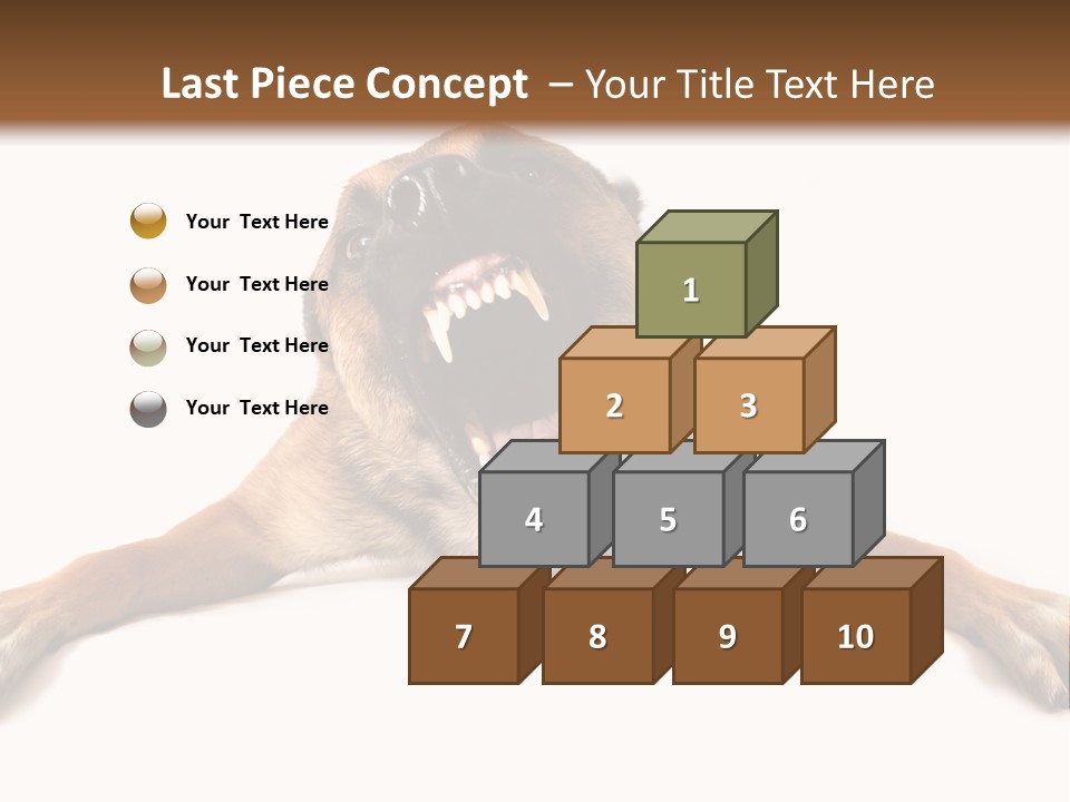 Biting One Aggression PowerPoint Template