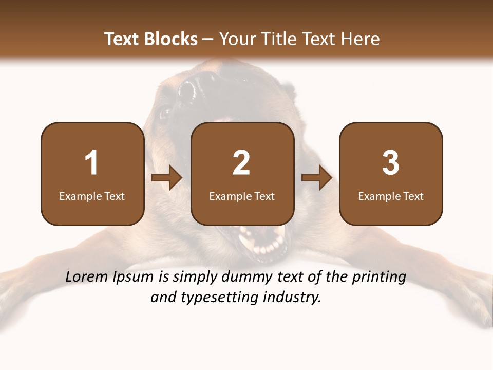 Biting One Aggression PowerPoint Template