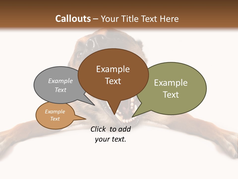 Biting One Aggression PowerPoint Template