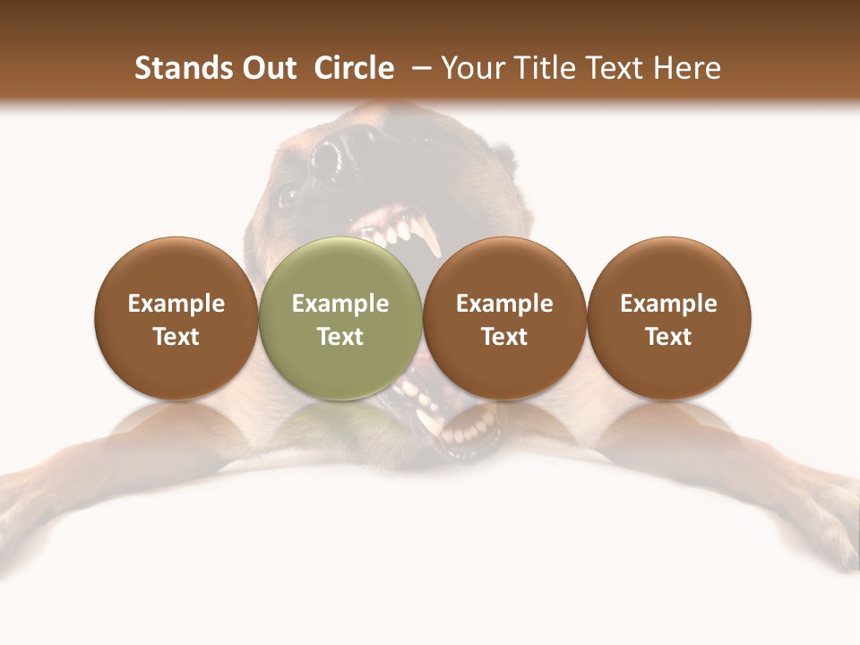 Biting One Aggression PowerPoint Template