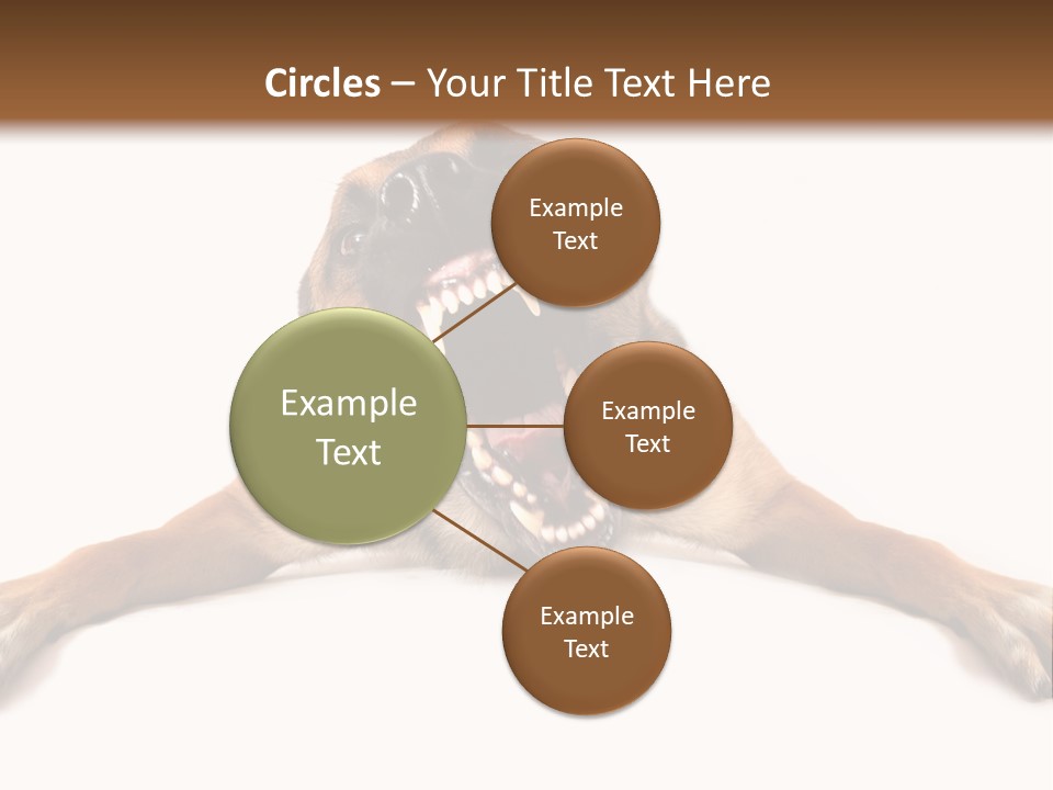 Biting One Aggression PowerPoint Template