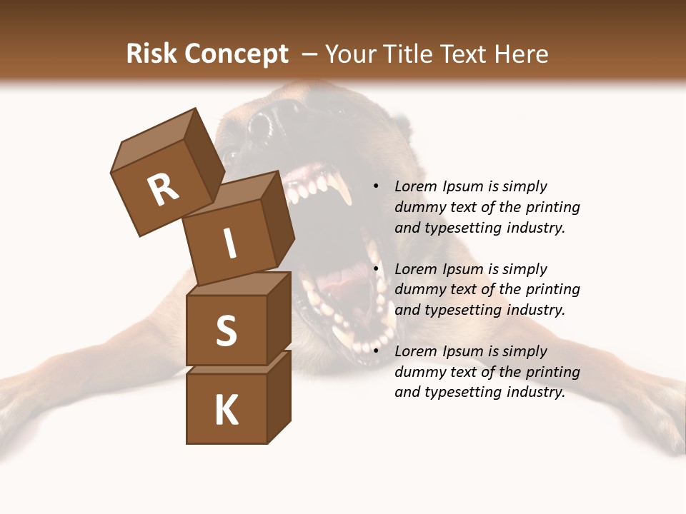 Biting One Aggression PowerPoint Template