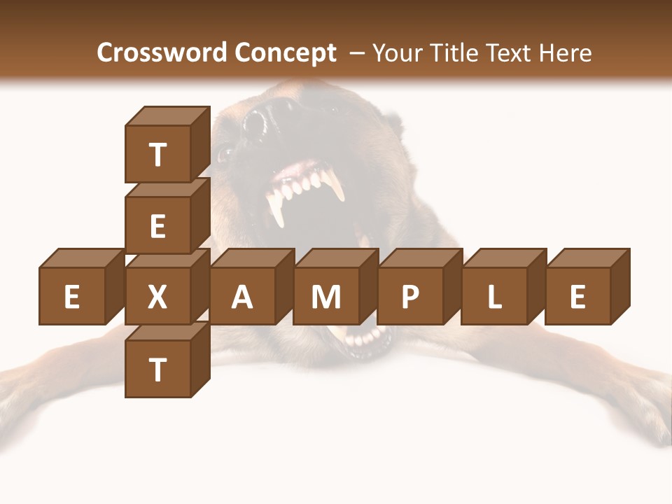 Biting One Aggression PowerPoint Template