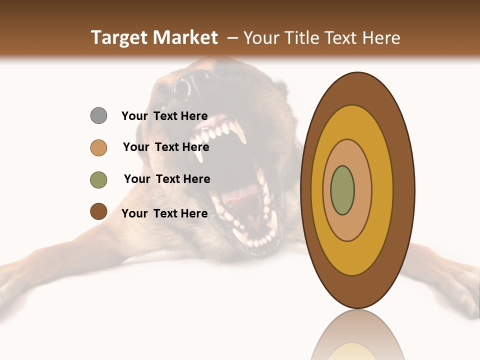 Biting One Aggression PowerPoint Template