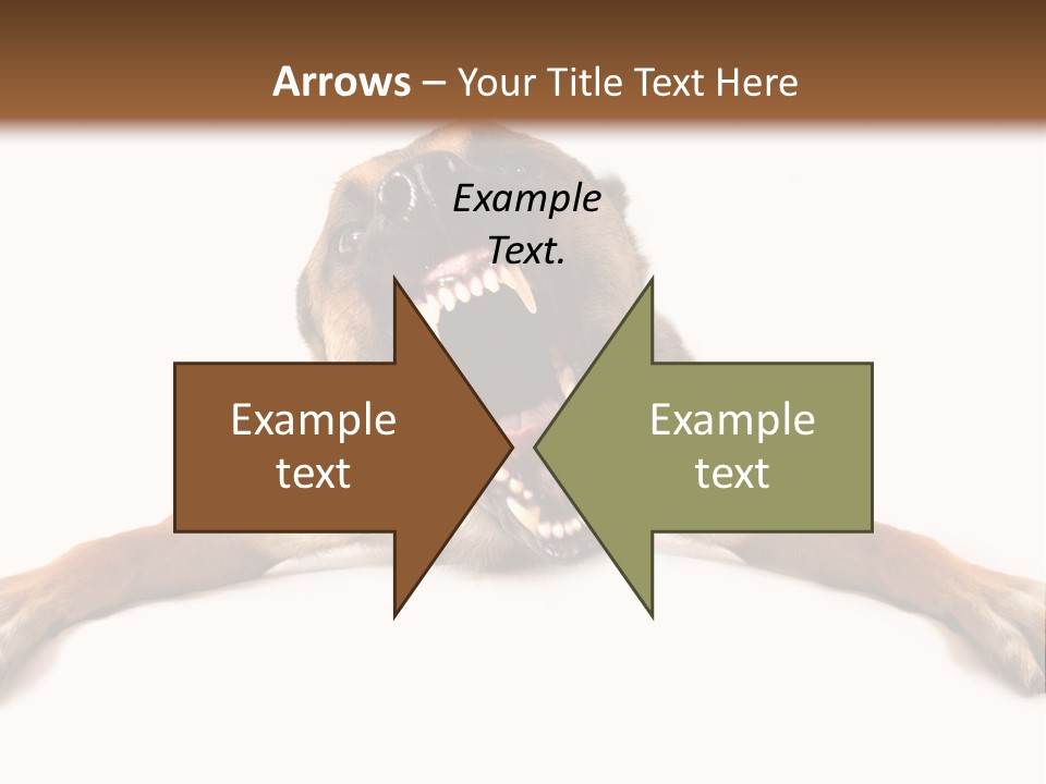 Biting One Aggression PowerPoint Template