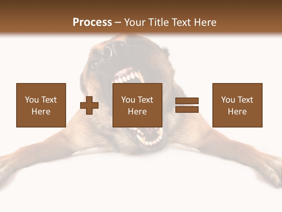 Biting One Aggression PowerPoint Template