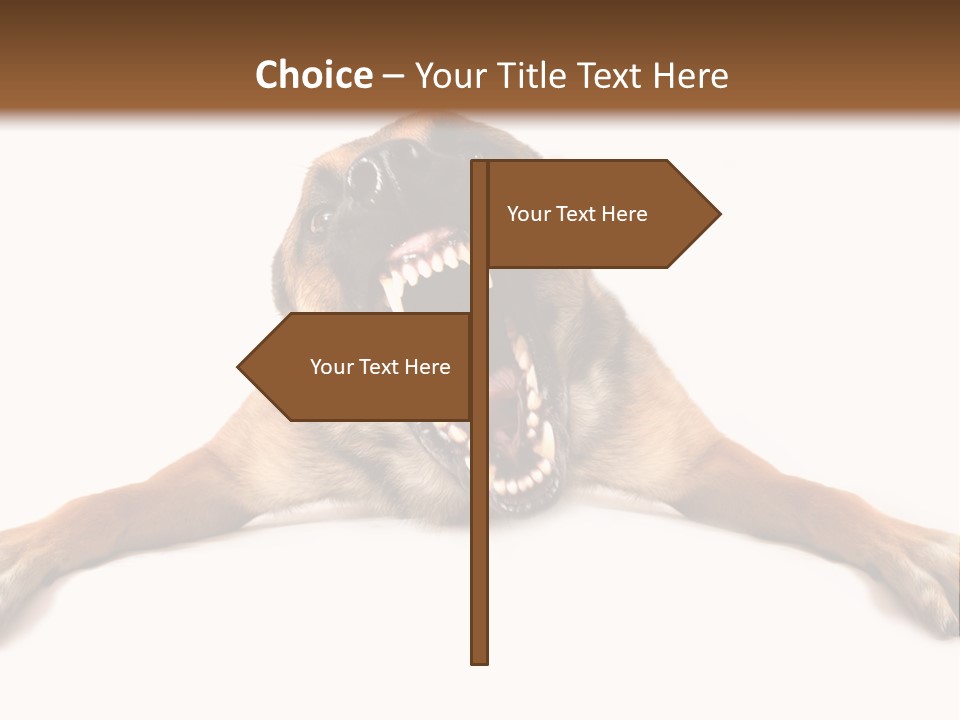 Biting One Aggression PowerPoint Template