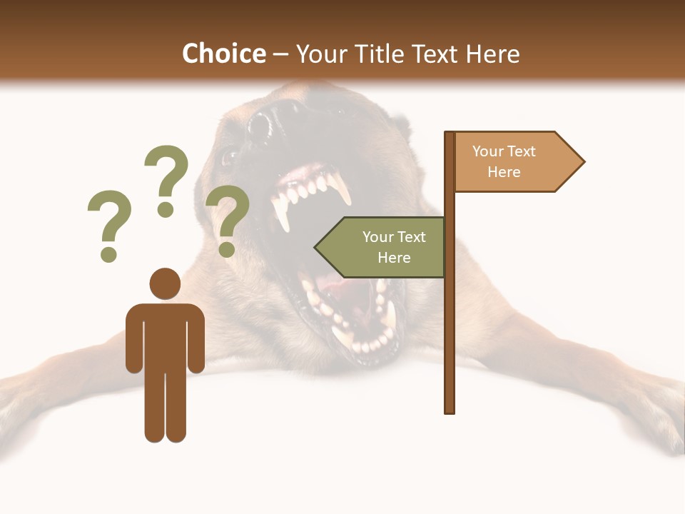 Biting One Aggression PowerPoint Template