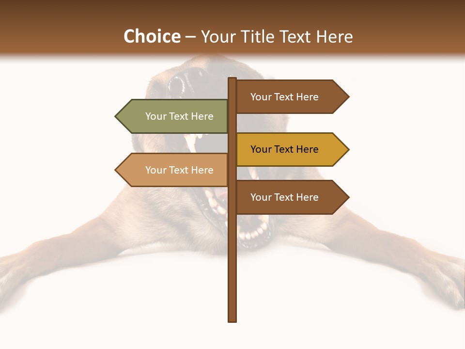 Biting One Aggression PowerPoint Template