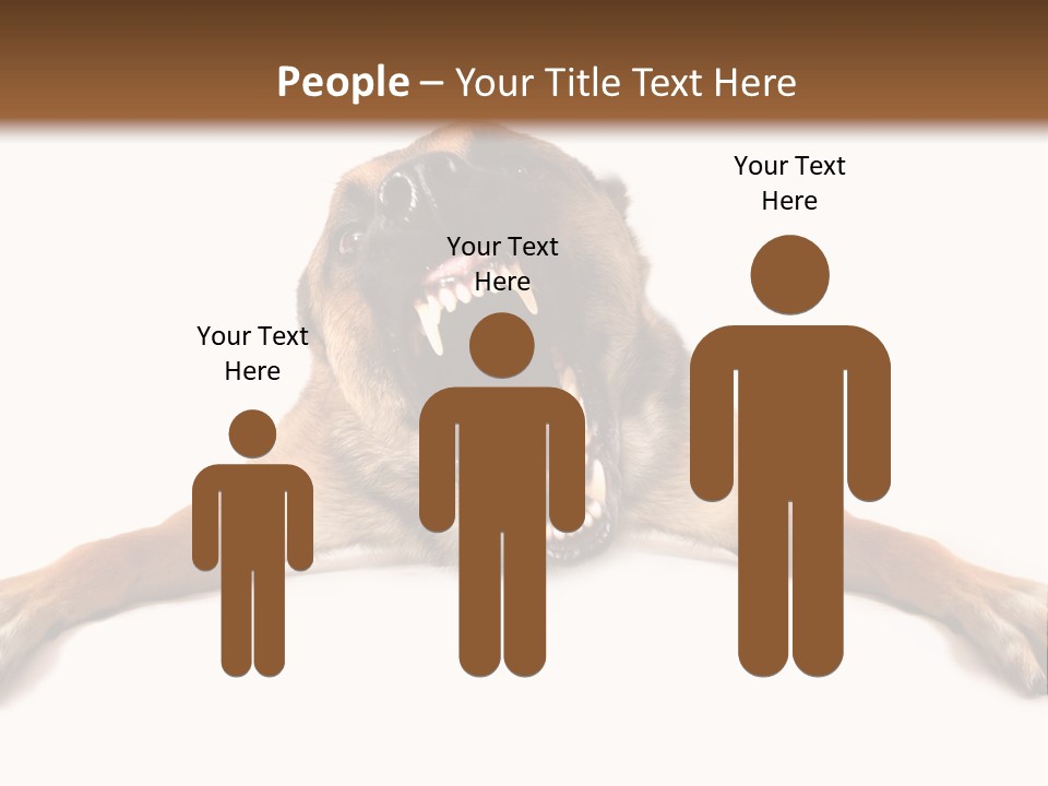 Biting One Aggression PowerPoint Template
