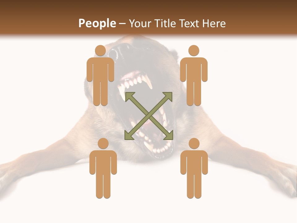 Biting One Aggression PowerPoint Template