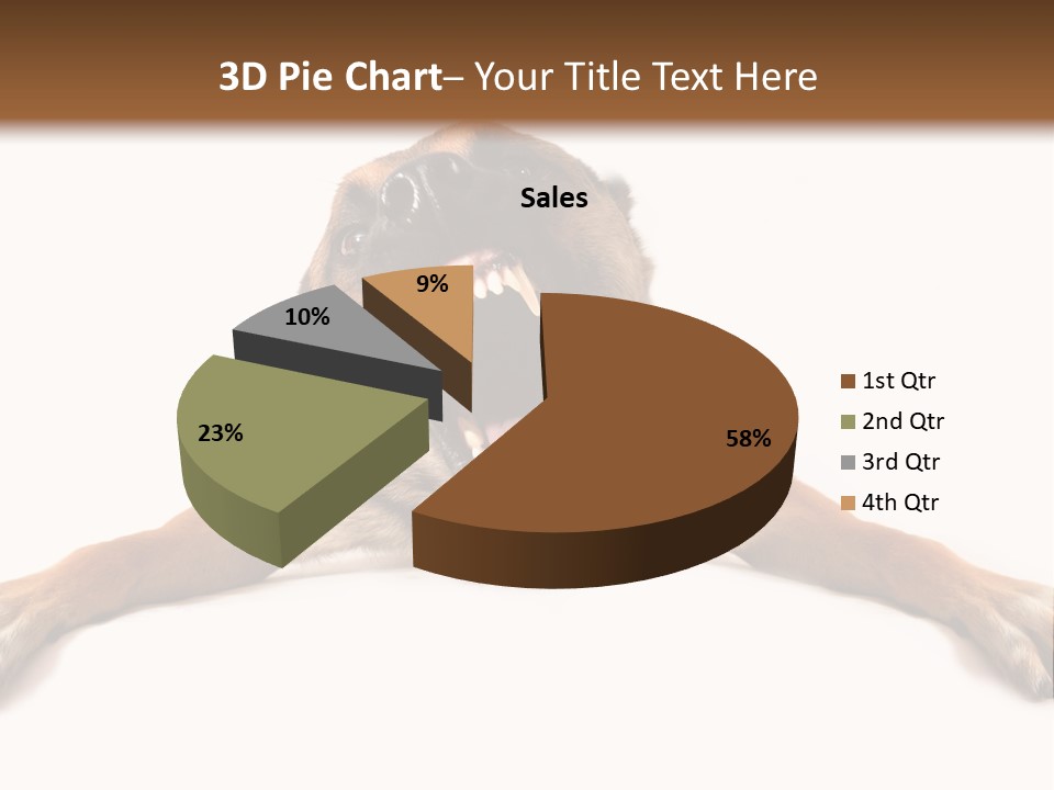 Biting One Aggression PowerPoint Template