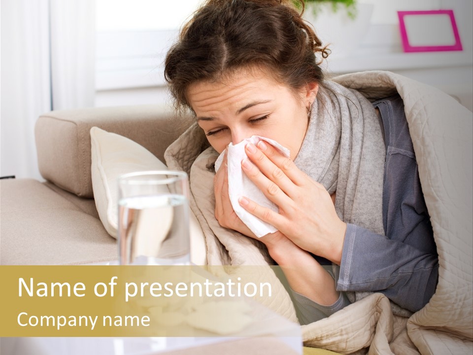 Home Lying Health PowerPoint Template