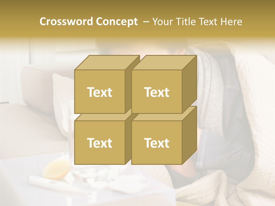 Home Lying Health PowerPoint Template