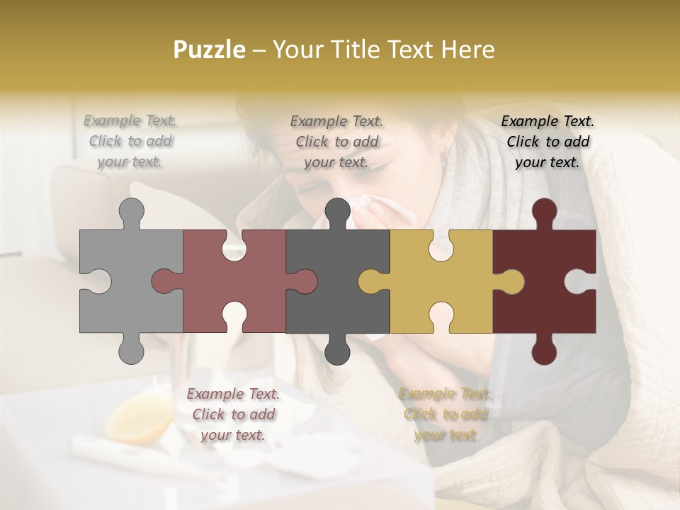 Home Lying Health PowerPoint Template