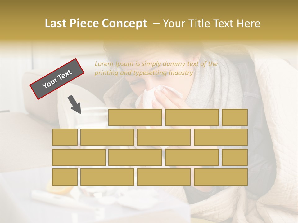 Home Lying Health PowerPoint Template