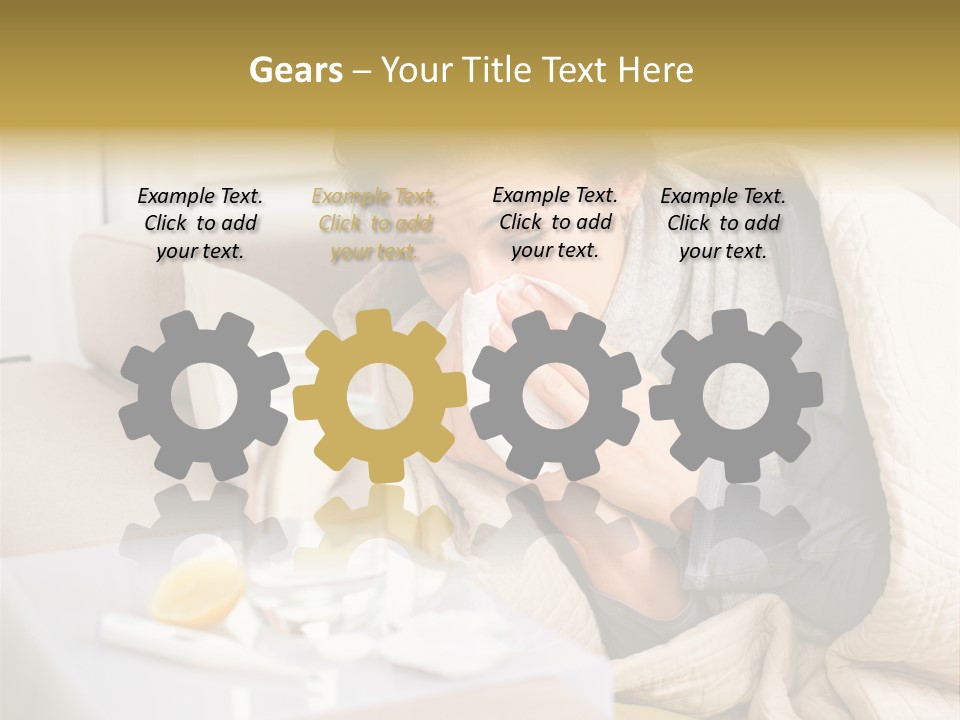 Home Lying Health PowerPoint Template