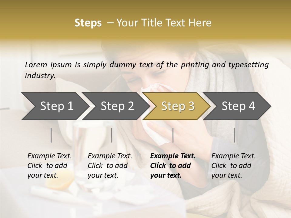 Home Lying Health PowerPoint Template