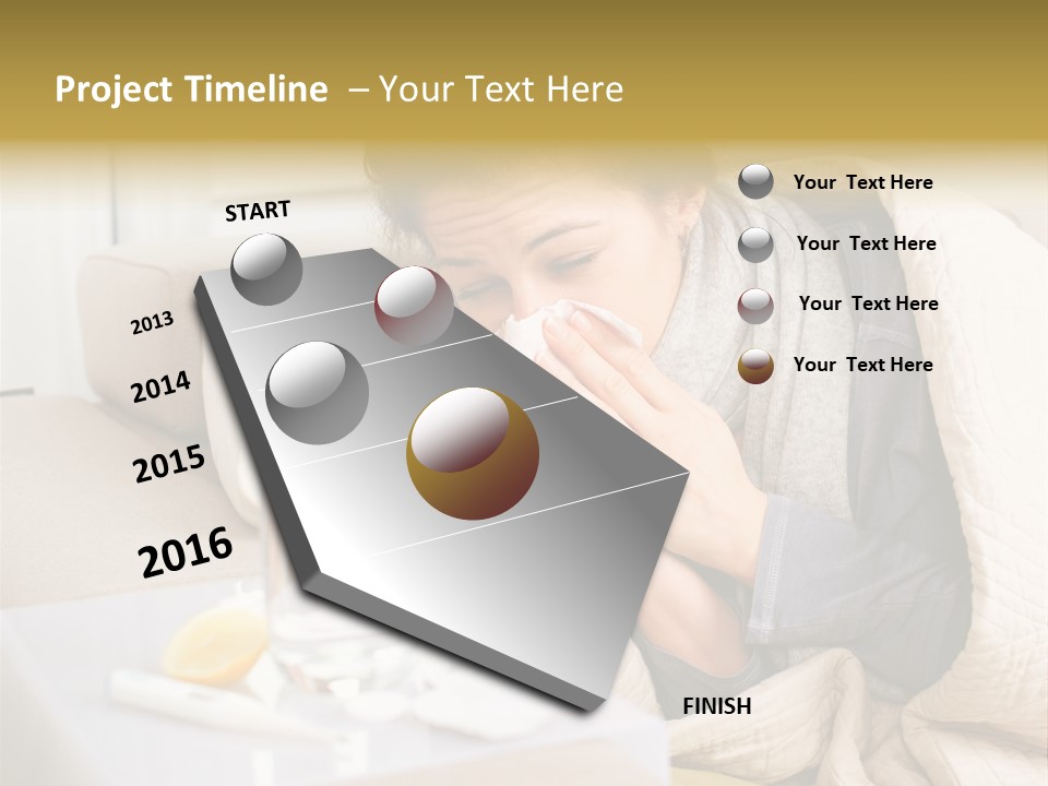 Home Lying Health PowerPoint Template
