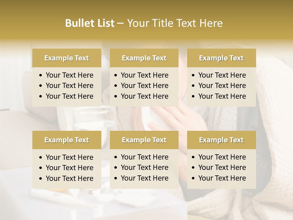 Home Lying Health PowerPoint Template