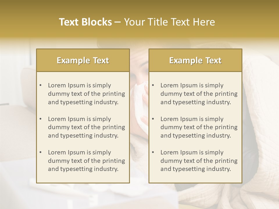 Home Lying Health PowerPoint Template