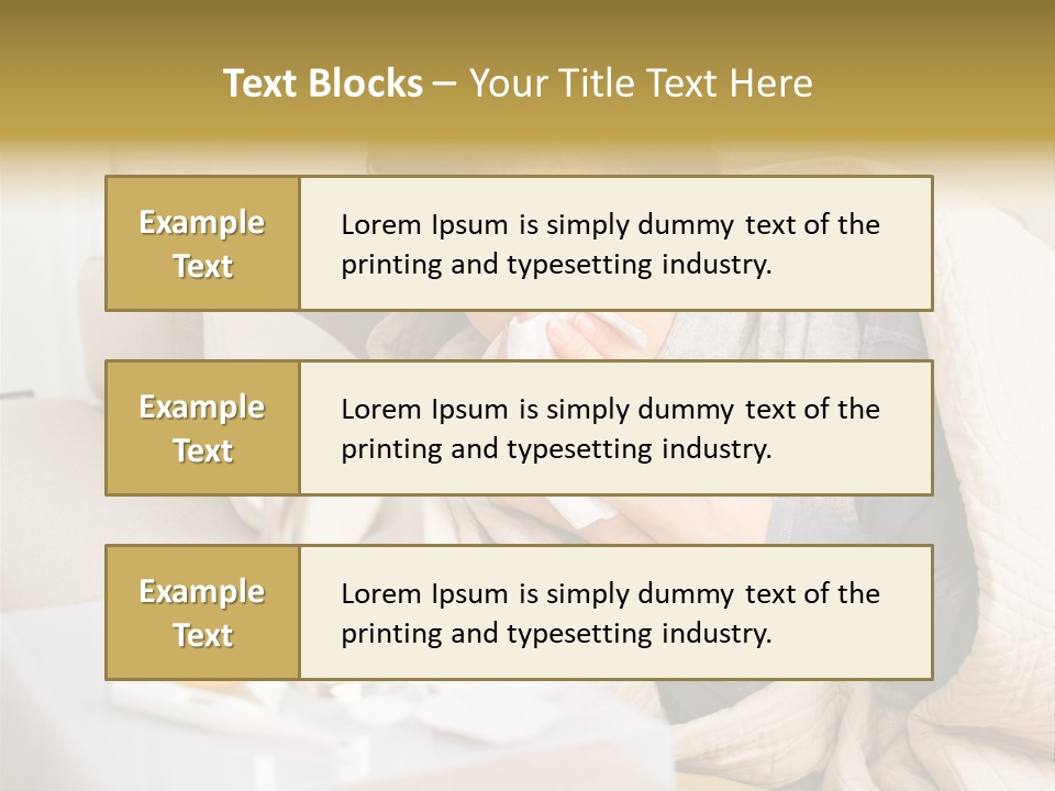 Home Lying Health PowerPoint Template
