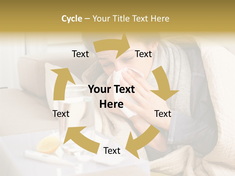 Home Lying Health PowerPoint Template