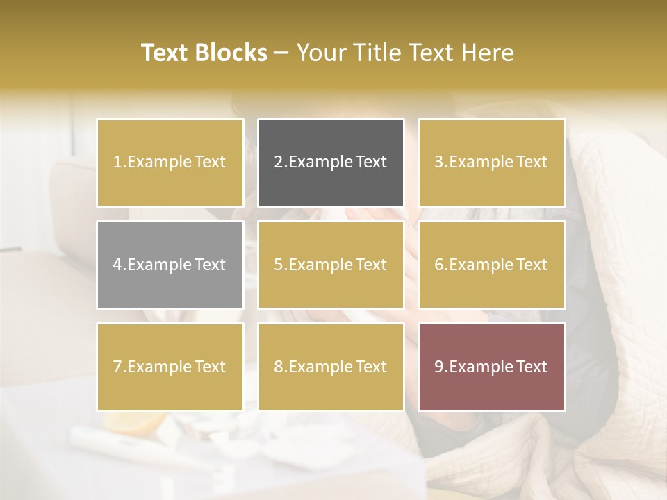 Home Lying Health PowerPoint Template