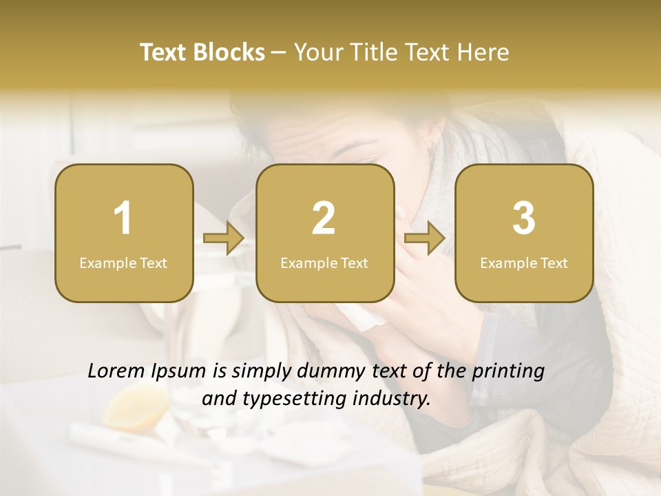 Home Lying Health PowerPoint Template
