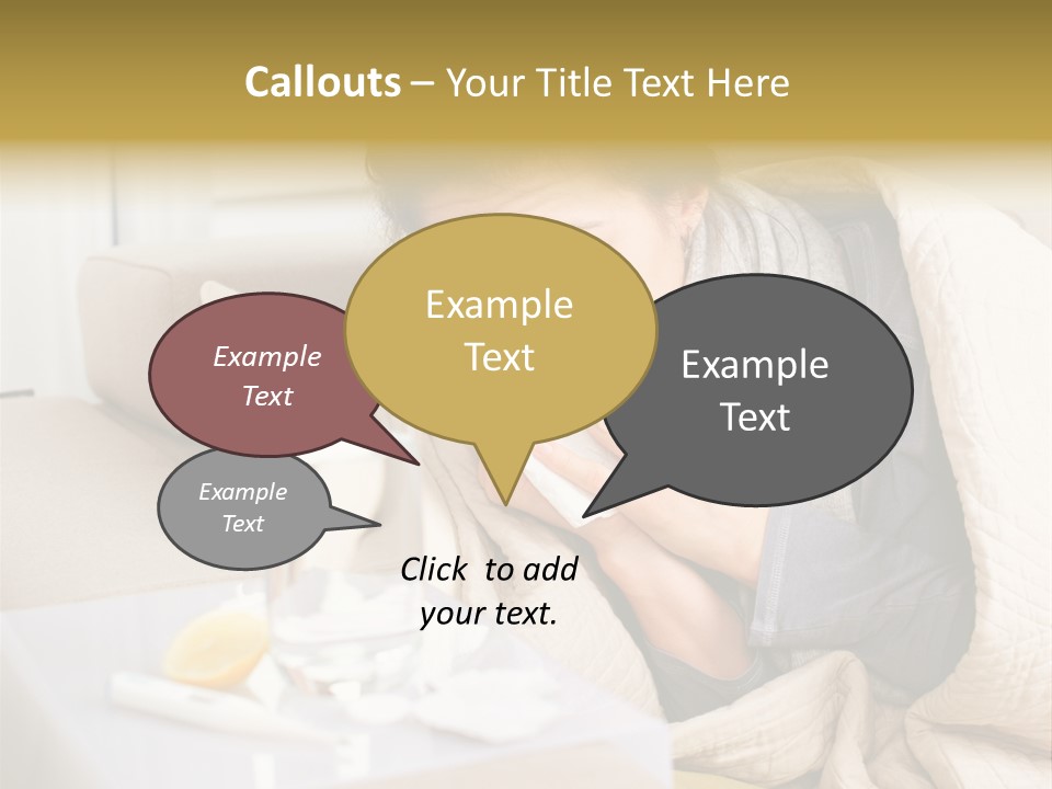 Home Lying Health PowerPoint Template