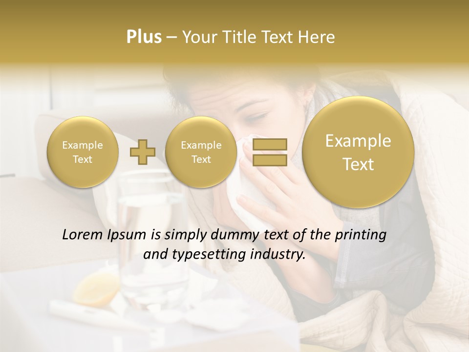 Home Lying Health PowerPoint Template